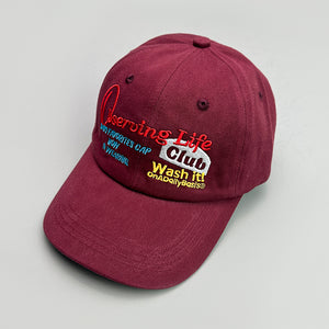 Embroidered Colored Letters Y2K Cap