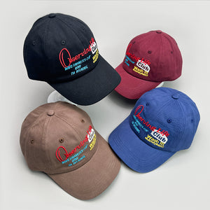 Embroidered Colored Letters Y2K Cap