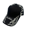 Casquettes Y2K à double flamme brodée