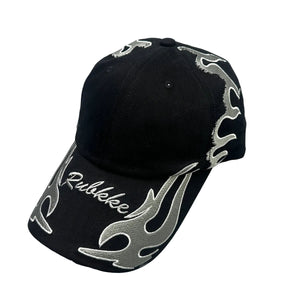 Embroidered Double Flame Y2K Caps