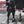 Embroidered Two Piece Cargo Pants in black — dark techwear streetwear, view 2 of 7