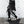 Embroidered Two Piece Cargo Pants in black — dark techwear streetwear, view 5 of 7