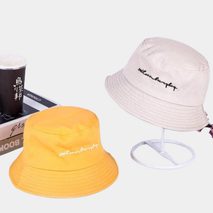 Embroidery Bucket Hat Hip-hop