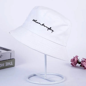 Embroidery Bucket Hat Hiphop