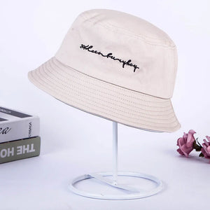 Embroidery Bucket Hat Hiphop