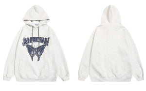 Embroidery Butterfly Y2k hoodie