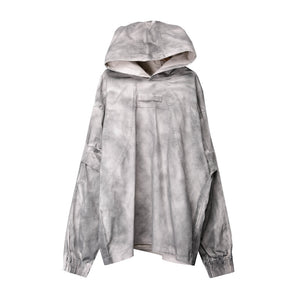 Embroidery Loose Cyberpunk Hoodie