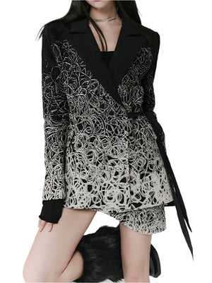 Embroidery Suit Women Spring Jacket