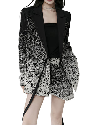 Embroidery Suit Women Spring Jacket