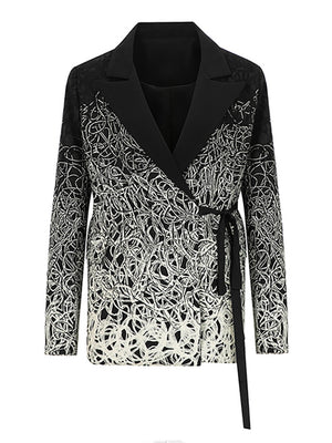 Embroidery Suit Women Spring Jacket