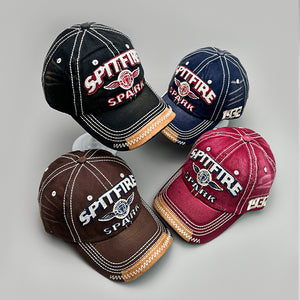 Embroidery Vintage Y2K Hats Cotton