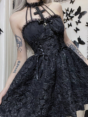 Emo Gothic Corset Dress
