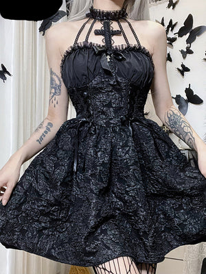 Emo Gothic Corset Dress