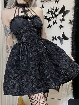 Emo Gothic Corset Dress