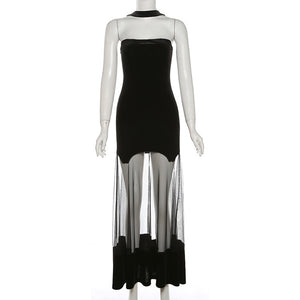 Evening Goth Mesh Dress
