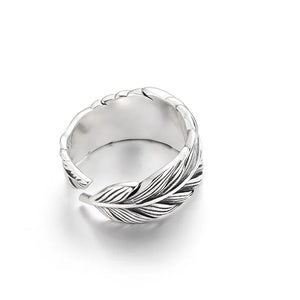 Evil Eye Feather Gothic Ring — photo 5