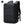 Black business backpack with an expandable main compartment and a luggage strap