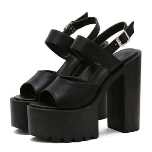 Extreme Heels Chunky Sandals