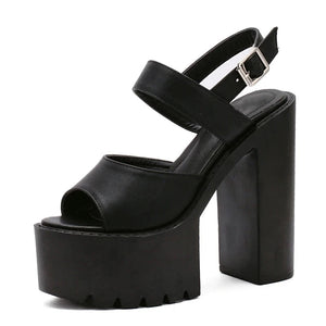 Extreme Heels Chunky Sandals
