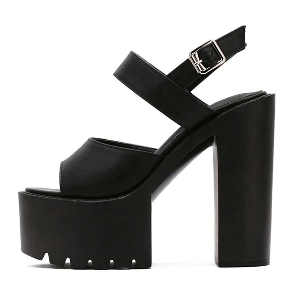 Extreme Heels Chunky Sandals