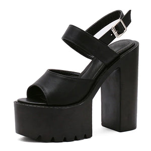 Extreme Heels Chunky Sandals
