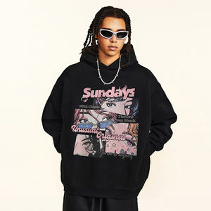 Eye Graphic Y2K Hoodie