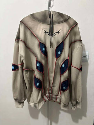 Eye Patchwork Cyberpunk Hoodie
