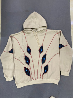 Eye Patchwork Cyberpunk Hoodie