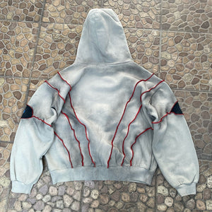 Eye Patchwork Cyberpunk Hoodie