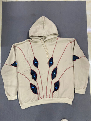 Eye Patchwork Cyberpunk Hoodie