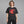 Faded Black Y2K Style Shirt – worn by a woman