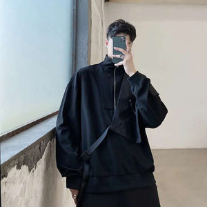 Fake Two-piece Techwear Hoodie