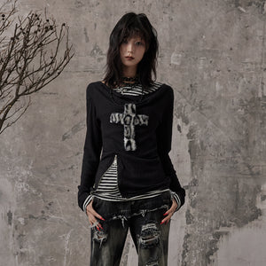 Fake Two-piece Top Y2K