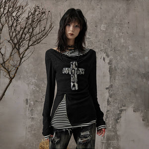 Fake Two-piece Top Y2K