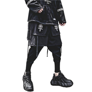 Fake Two Pieces Cyberpunk Pants