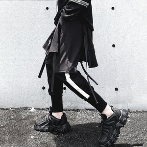 Fake Two Pieces Cyberpunk Pants