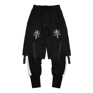 Fake Two Pieces Cyberpunk Pants