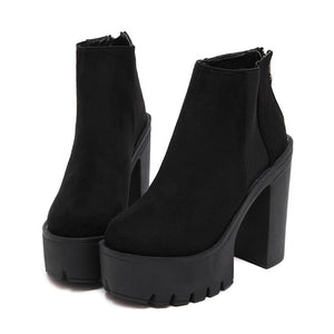 Fashion Black Women Shoes Y2K
