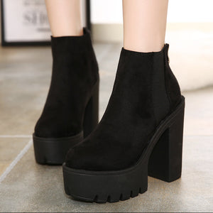 Fashion Black Women Shoes Y2K