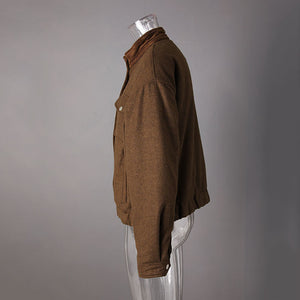 Fashion Brown Spring Jacket Women