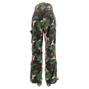 Fashion Camo Cargo Pants Casual