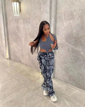 Fashion Camo Cargo Pants