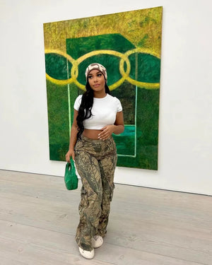 Fashion Camo Cargo Pants