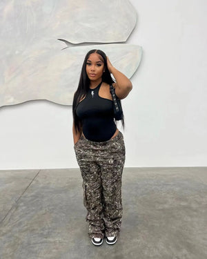 Fashion Camo Cargo Pants