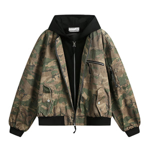 Fashion Camouflage Spring Jacket Women