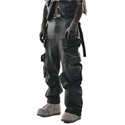 Pantalon Cyberpunk gothique à la mode