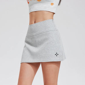 Fashion Knitted Black Skort