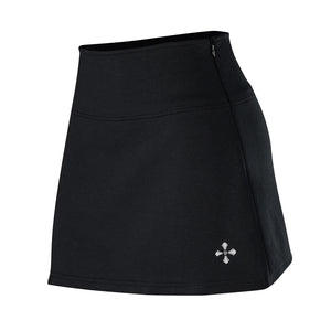 Fashion Knitted Black Skort