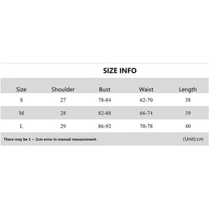 Fashion Sleeveless Crop Top