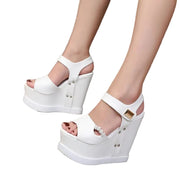 Fish Mouth Thick Bottom Shoes Y2K